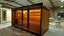 Custom - sized outdoor sauna. It can accommodate 4 - 6 people, is made of red cedar, features far - infrared function, and is environmentally friendly.