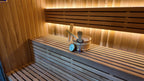 Brand - new design! A modern square - shaped outdoor cube - structured sauna with an electric furnace and steam function for 4 - 8 people. Made of red cedar solid wood, equipped with a computer control panel, and customizable.