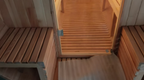 Wooden Barrel Sauna Electric Constant Temp Heat, Outdoor Courtyard Home Dry Steam Barrel Sauna, 1/2 Person Custom Size Available