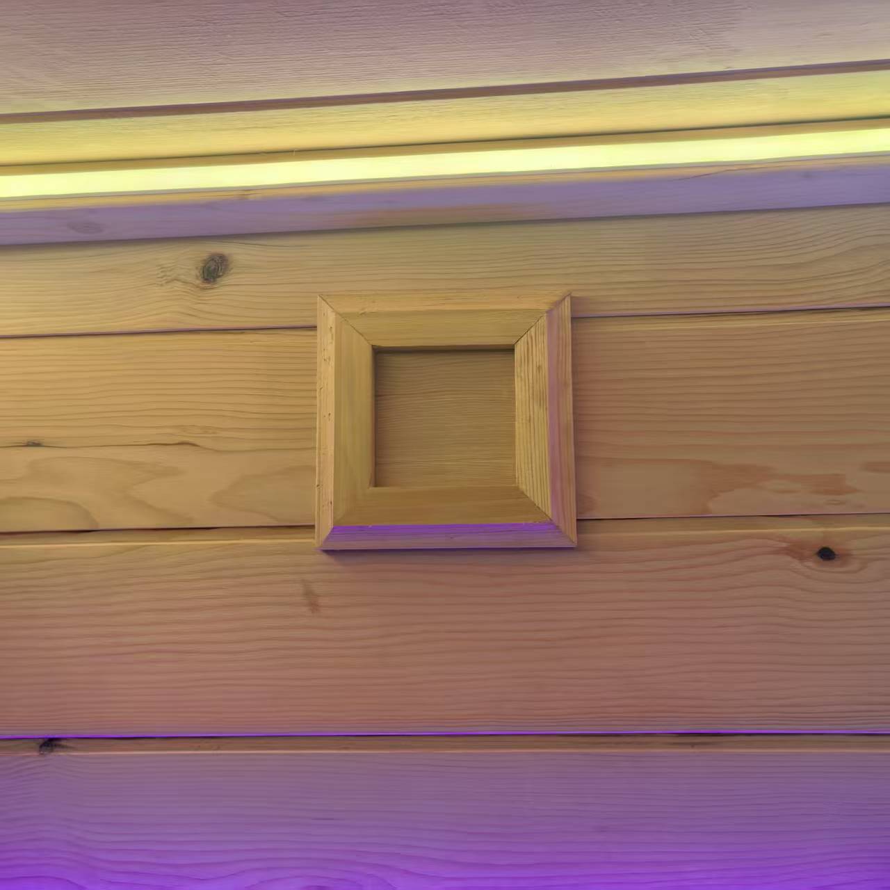 4 - 6 - person outdoor sauna heated by an electric furnace. It has a solid - wood square design and is suitable for use in gyms and villas.