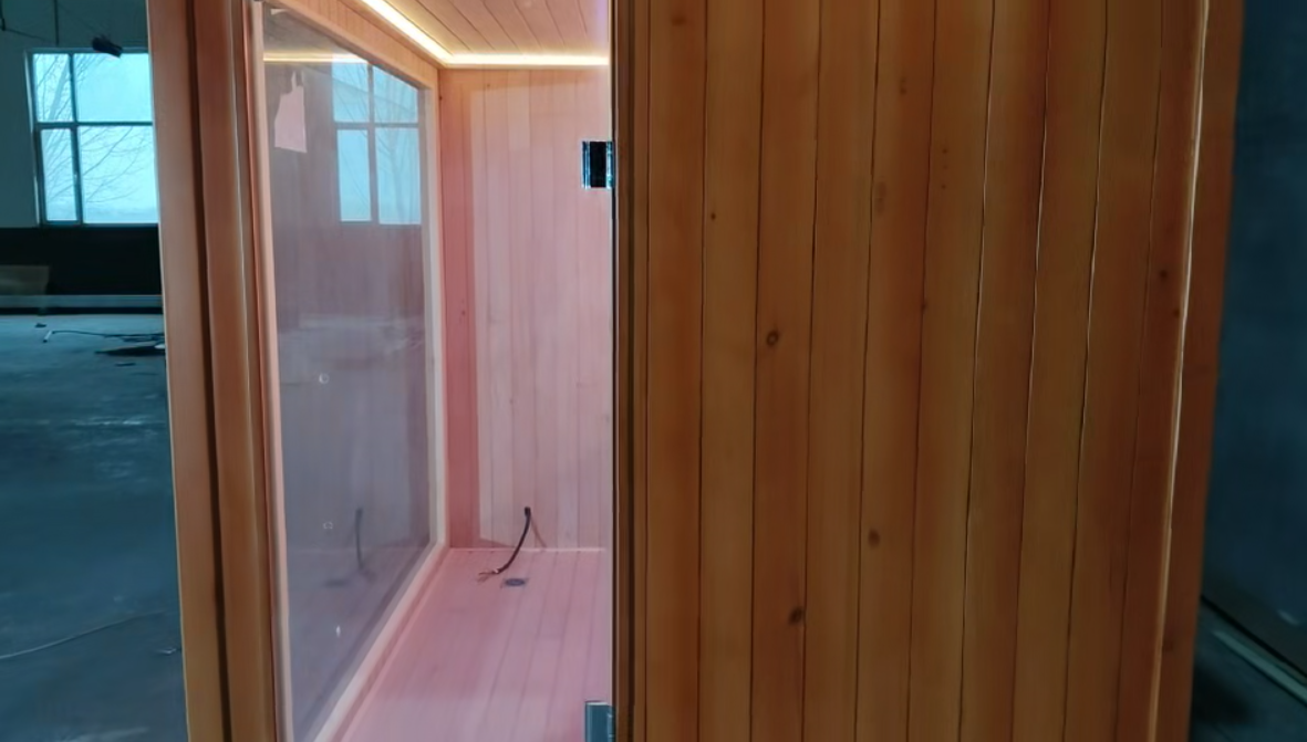 Removable Square Wooden Electric Sauna, Size Custom Available