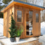 Outdoor Traditional Sauna - Dry - steam Outdoor Traditional Sauna. A large - sized square sauna for 4 people