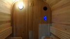 Cube Wooden Sauna With Electric Dry Steam Heater, Custom Dimensions Available
