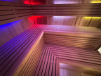 Outdoor Cube Solid Wood Sauna・Luxury Courtyard Wellness Essential