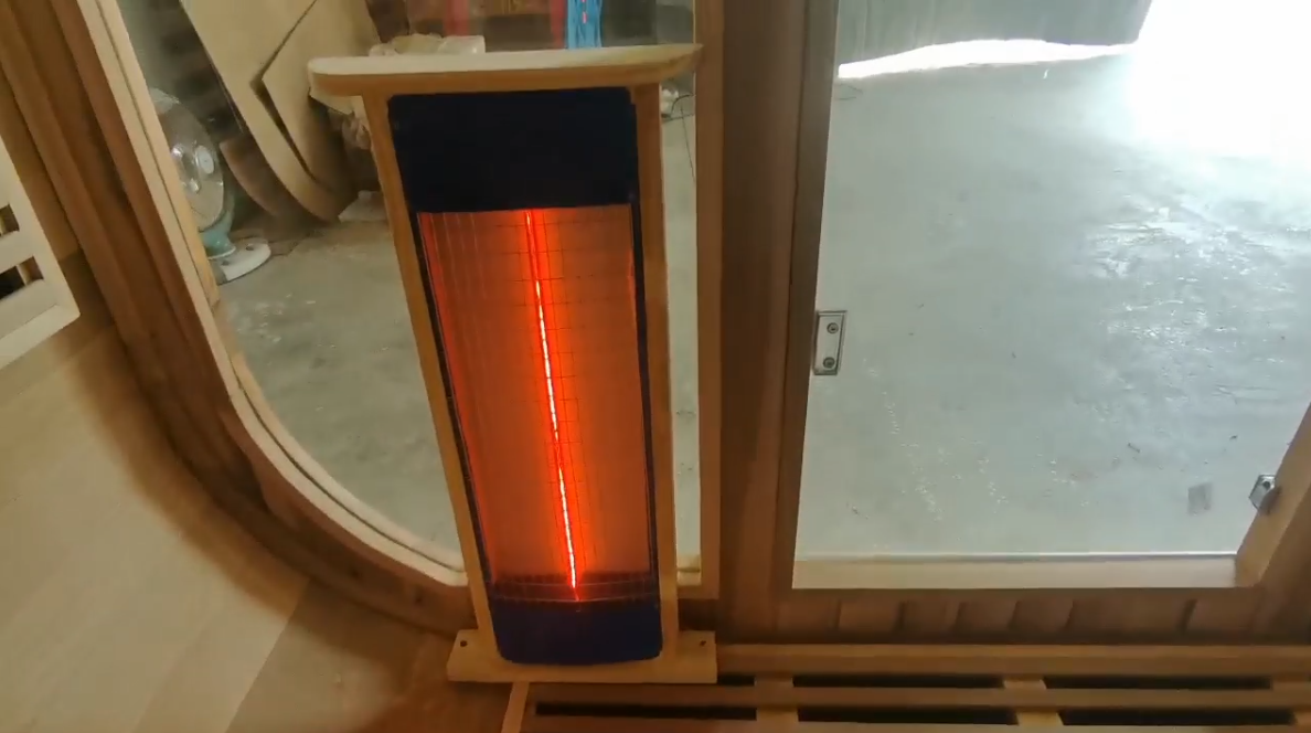 Cubic Square Wooden Electric Sauna, Home Use, Custom Overall Dimensions