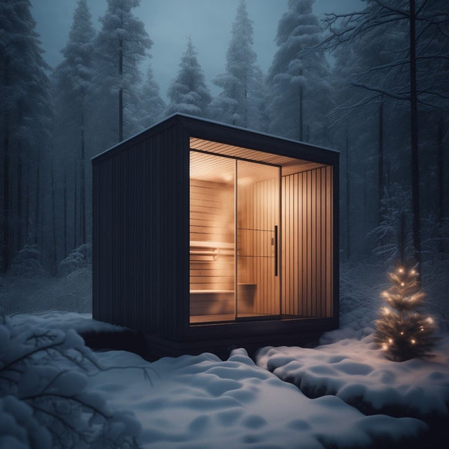 Traditional dry sauna for 4 - 6 people. This square - shaped modern sauna can be used both outdoors and indoors, and is suitable for gyms, hotels, and health centers. Hover Image