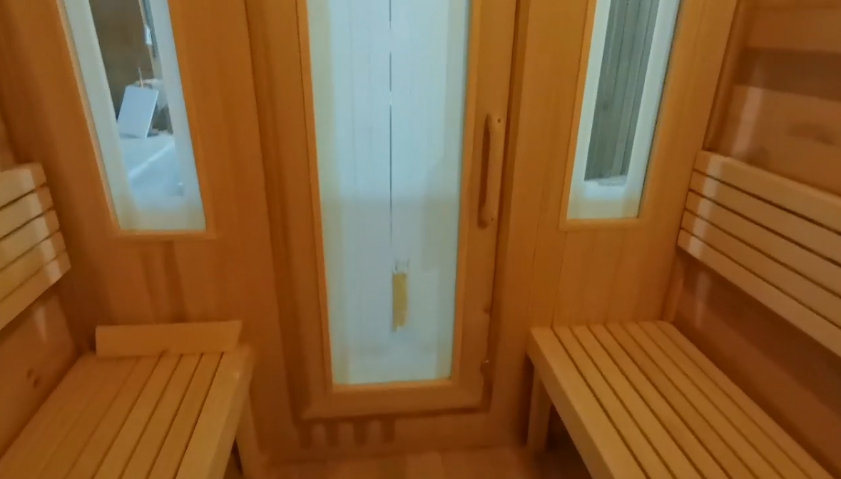 Cube Wooden Sauna With Electric Dry Steam Heater, Custom Dimensions Available