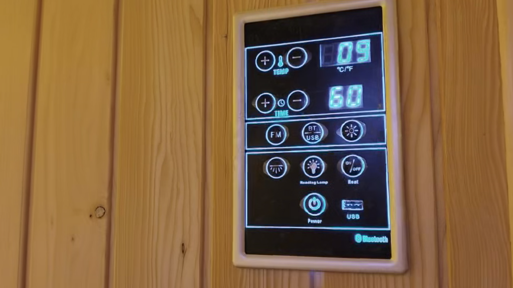 Removable Square Wooden Electric Sauna, Size Custom Available
