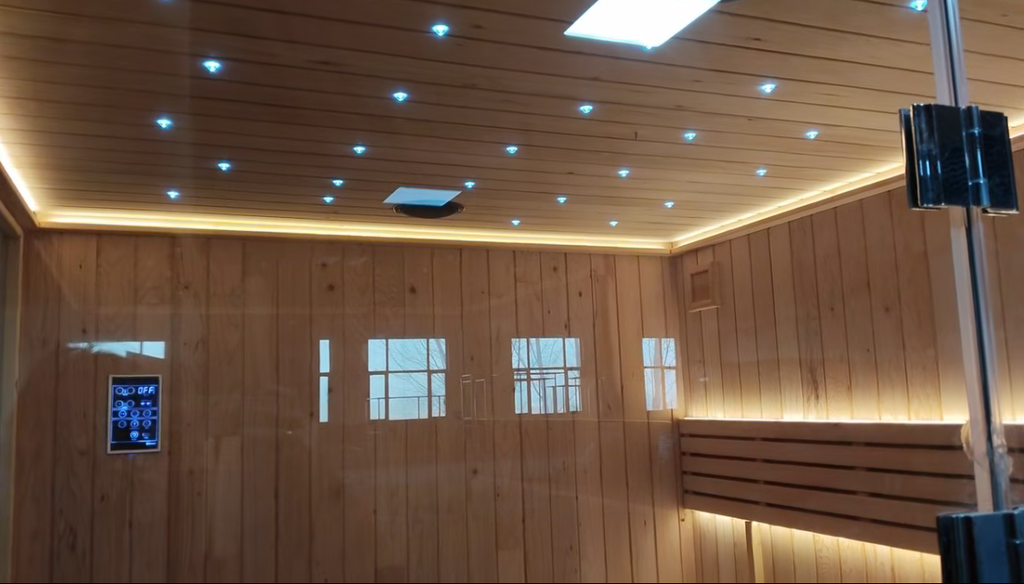 Standard Square Wood Electric Sauna, Household Villa Commercial Dry Sauna, Custom Non-standard Size & Layout with Door-to-door Service