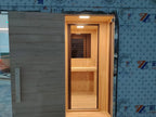 Combined Cube Sauna Multi Rooms With Shower, Electric Dry Steam, Wet Dry Integrated Custom For Villa Outdoor