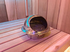 4 - 6 - person outdoor sauna heated by an electric furnace. It has a solid - wood square design and is suitable for use in gyms and villas.