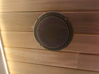 Outdoor traditional sauna - made of Canadian red cedar and hemlock, a large square - shaped sauna bathroom that can accommodate 4 people.