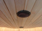 Modern electric solid - wood steam sauna for 4 - 5 people in an outdoor villa style. It has an electric furnace heating function and is suitable for use in gyms and for leisure purposes.