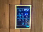 Square - shaped solid - wood far - infrared sauna. A home - use dry - steaming sweat - steaming room that supports size customization and features intelligent constant - temperature light - wave technology.