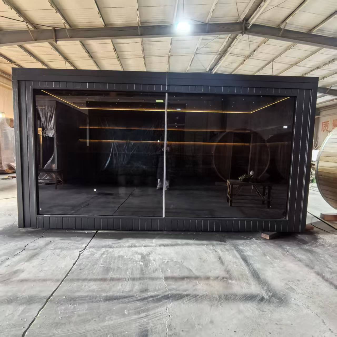 Large Connectable Multi-Room Electric Sauna, Indoor & Outdoor Courtyard Available, Factory Direct Custom Sizing