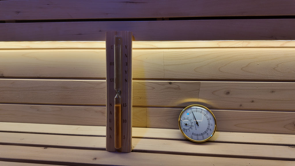 Integrated Rectangular Solid Wood Sauna | Electric Constant Temperature Dry Steam Heating System, Custom Non-Standard Sizes for Home, Villa & Homestay, Indoor & Outdoor Available