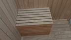 Multi - room irregularly shaped sauna. It features electric - furnace constant - temperature heating and can be custom - made in solid wood for both home courtyard and commercial use as an integrated unit.
