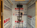 Custom - made outdoor sauna with a bathroom, suitable for 2 - 5 people. It's a traditional sauna equipped with speakers and controlled by a control panel.