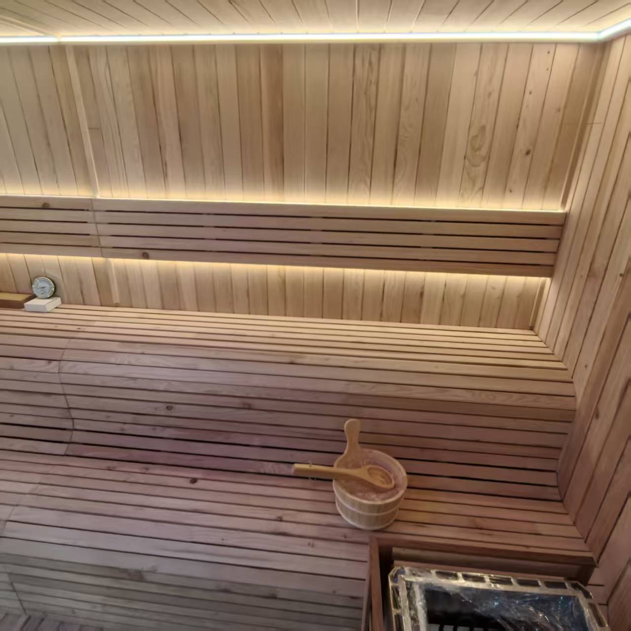 Removable Square Electric Constant Temp Sauna, Indoor Outdoor Dual Purpose, Custom Size Supported