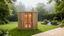 Square and integrated infrared - heating sauna room. It uses carbon - fiber far - infrared heating and can be customized for commercial use in villas and homestays with personalized features.