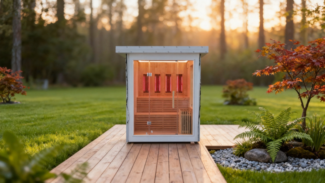 Home Integrated Far Infrared Sauna, Smart Constant Temp Light Heating, Custom Made for Villa Bedroom & Basement Hover Image