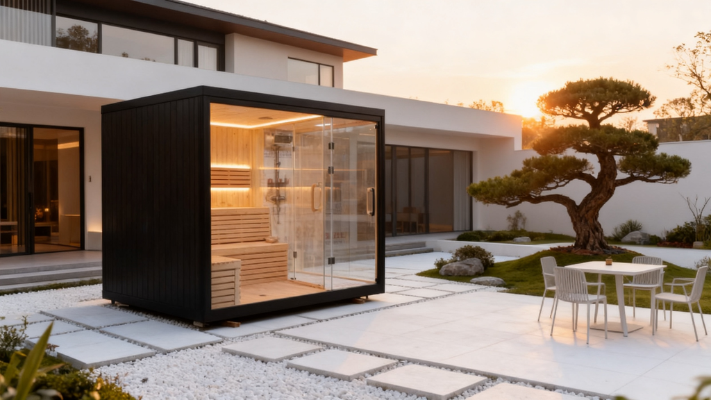 Standard Square Wood Electric Sauna, Household Villa Commercial Dry Sauna, Custom Non-standard Size & Layout with Door-to-door Service
