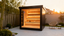 Black Matte Rectangular Solid Wood Sauna Room, Electric Constant-Temperature Dry Steam Heating, Modern Light Luxury Style for Home, Villa & Commercial Use, Fully Custom Non-Standard Overall Sizes